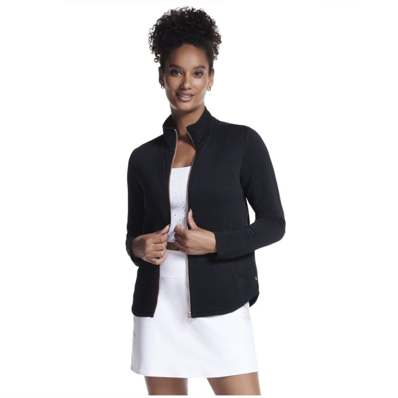 Skechers The Hoodless GoWalk Shine Jacket Black Kapucnis pulóver JA78-BLK