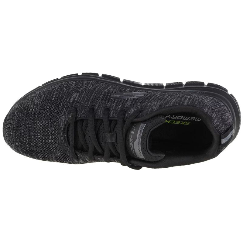 Skechers Track Front Runner Férfi Utcai Cipő Fekete 232298-BBK