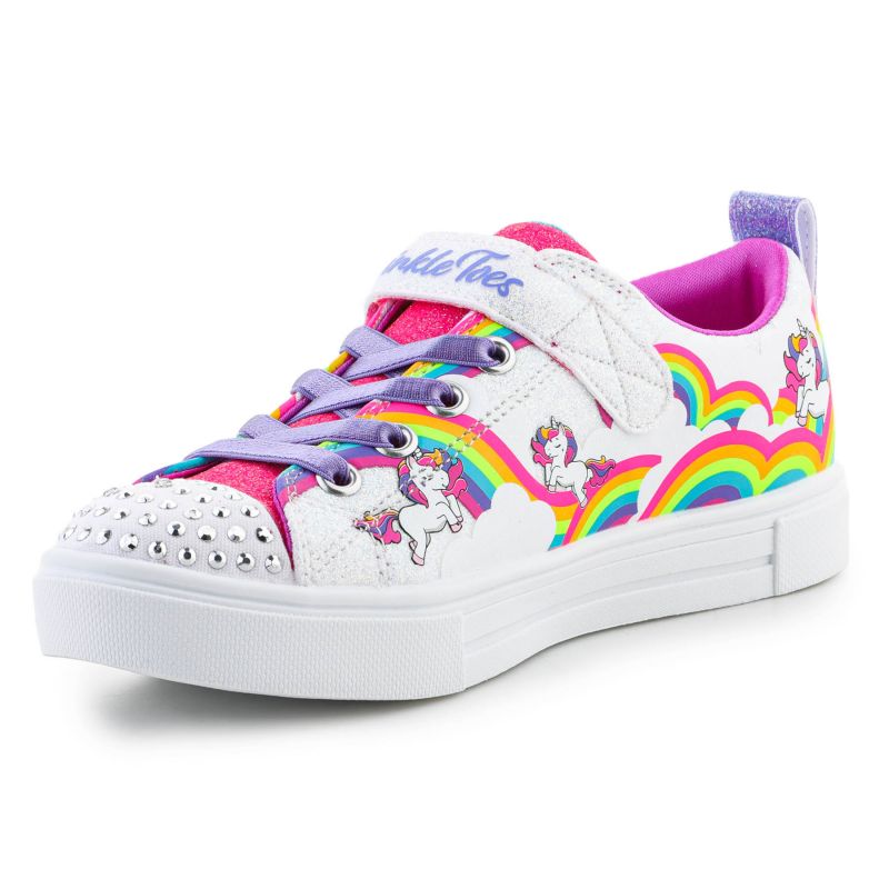 Skechers Twinkle Toes S Lights Twinkle Sparks Jumpin Clouds Jr 314809L-WMLT Cipő - Sportmania.hu