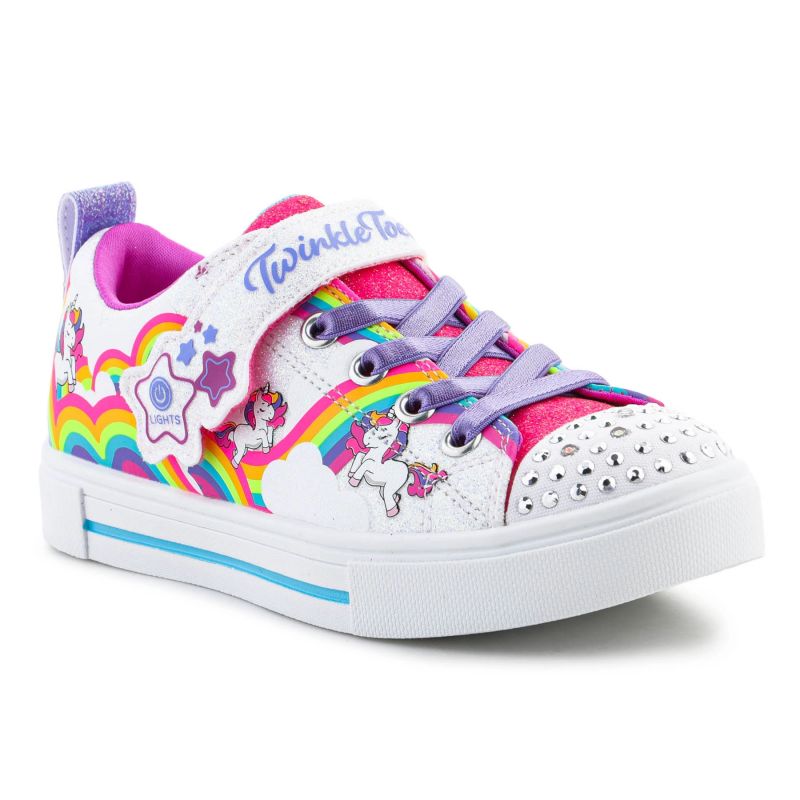 Skechers Twinkle Toes S Lights Twinkle Sparks Jumpin Clouds Jr Cipő gyerek Utcai 314809L-WMLT