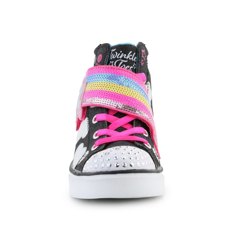 Skechers Twinkle Toes : Twinkle Sparks - Shooting Star Jr 314775L-BKMT Cipő - Sportmania.hu