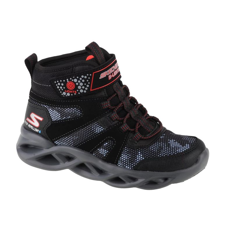 Skechers Twisted Brights - Zerrix Black gyerek 400145L-BKRD