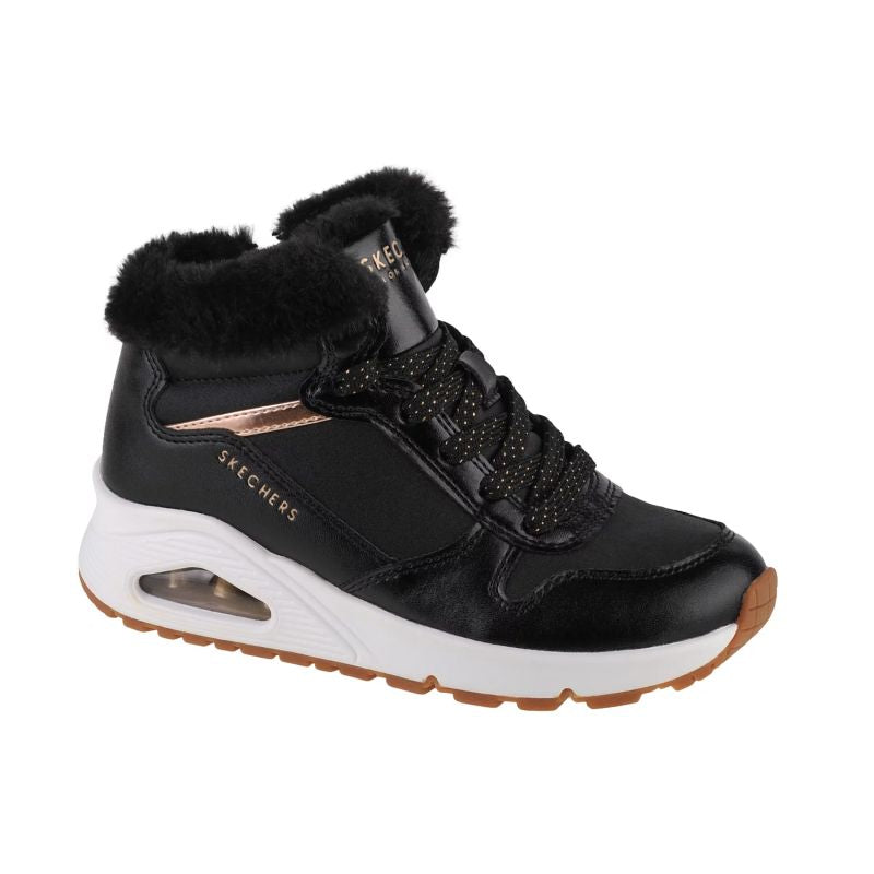Skechers Uno - Cozy On Air Black gyerek 310518L-BKRG