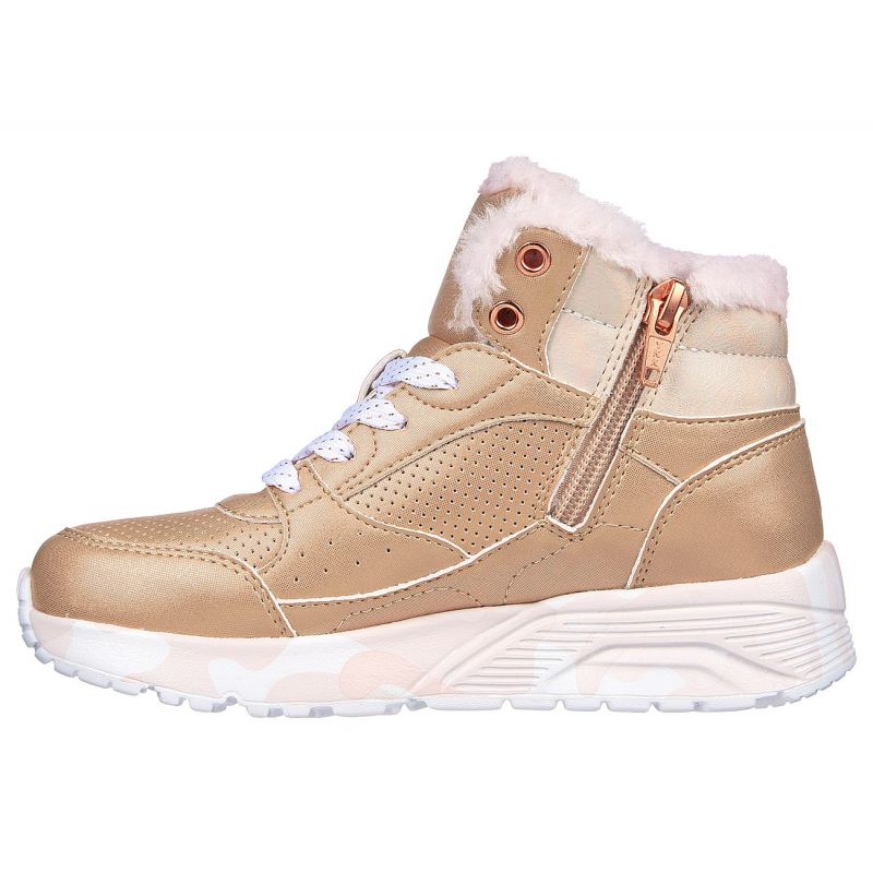 Skechers UNO LITE CAMO DAZZLE JR 310485L-GDPK Cipő - Sportmania.hu