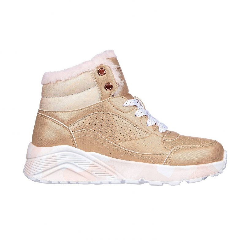 Skechers UNO LITE CAMO DAZZLE JR 310485L-GDPK Cipő - Sportmania.hu