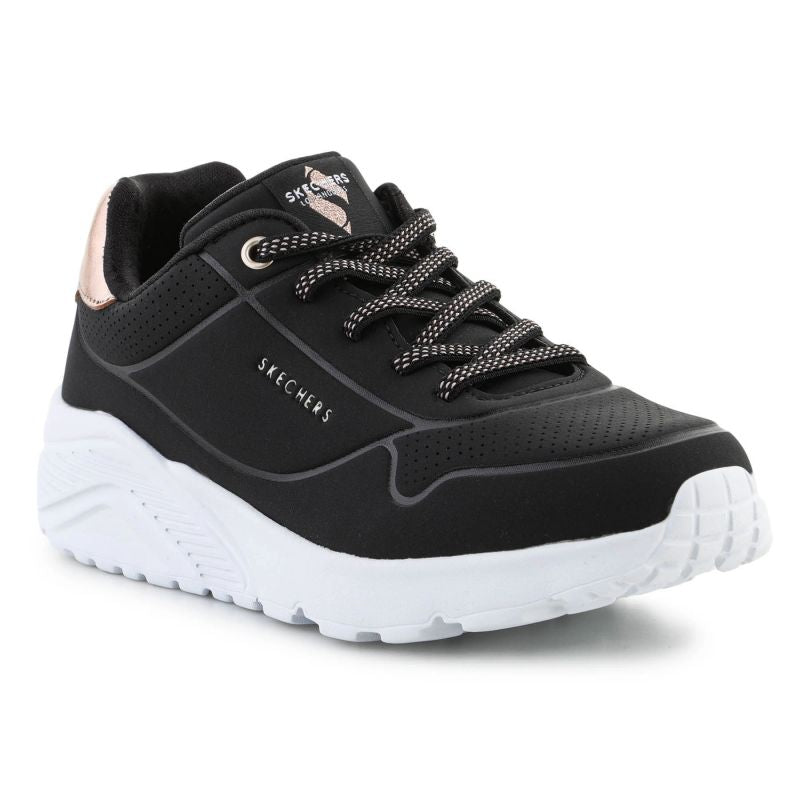 Skechers Uno Lite Metallic Mode Jr shoes gyerek utcai cipő 310384L-BLK