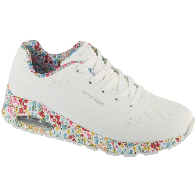 Skechers Uno – Majestic Garden utcai cipő, fehér
