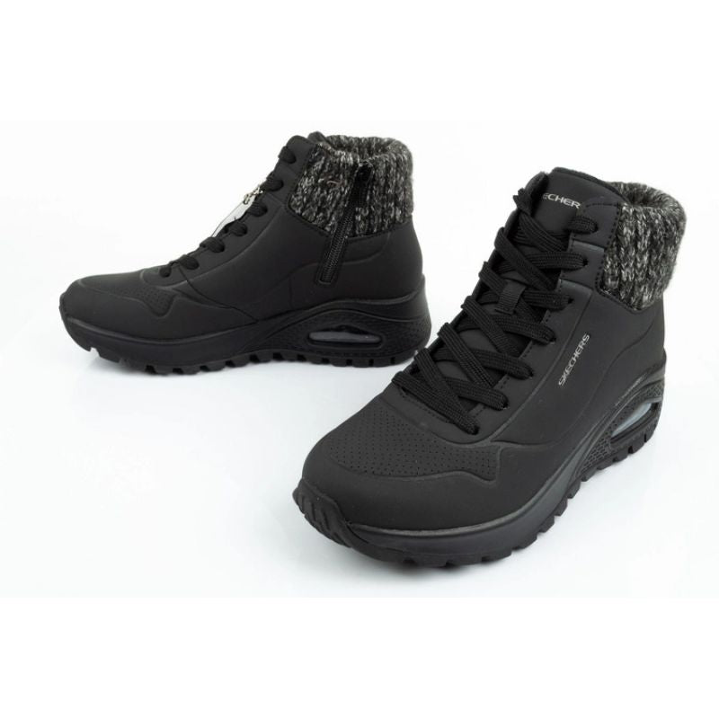 Skechers Uno Rugged W 167988 BLK shoes Bakancs - Sportmania.hu