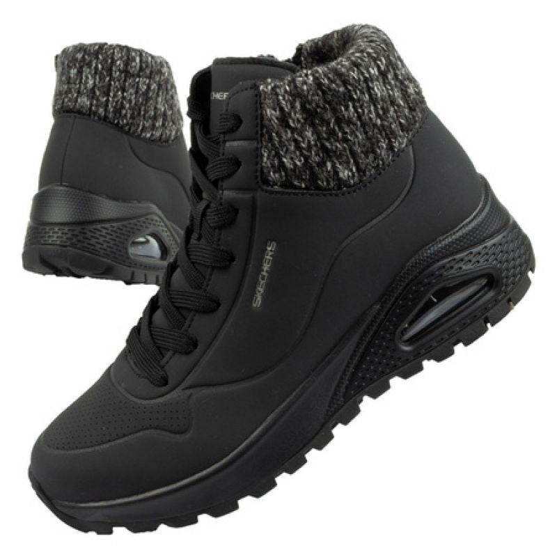 Skechers Uno Rugged W 167988 BLK shoes Bakancs - Sportmania.hu