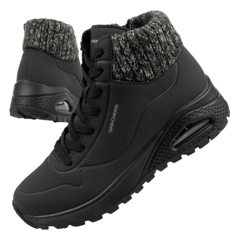Skechers Uno Rugged W 167988 BLK shoes Bakancs - Sportmania.hu