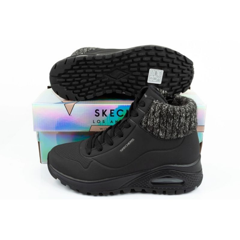 Skechers Uno Rugged W 167988 BLK shoes Bakancs - Sportmania.hu