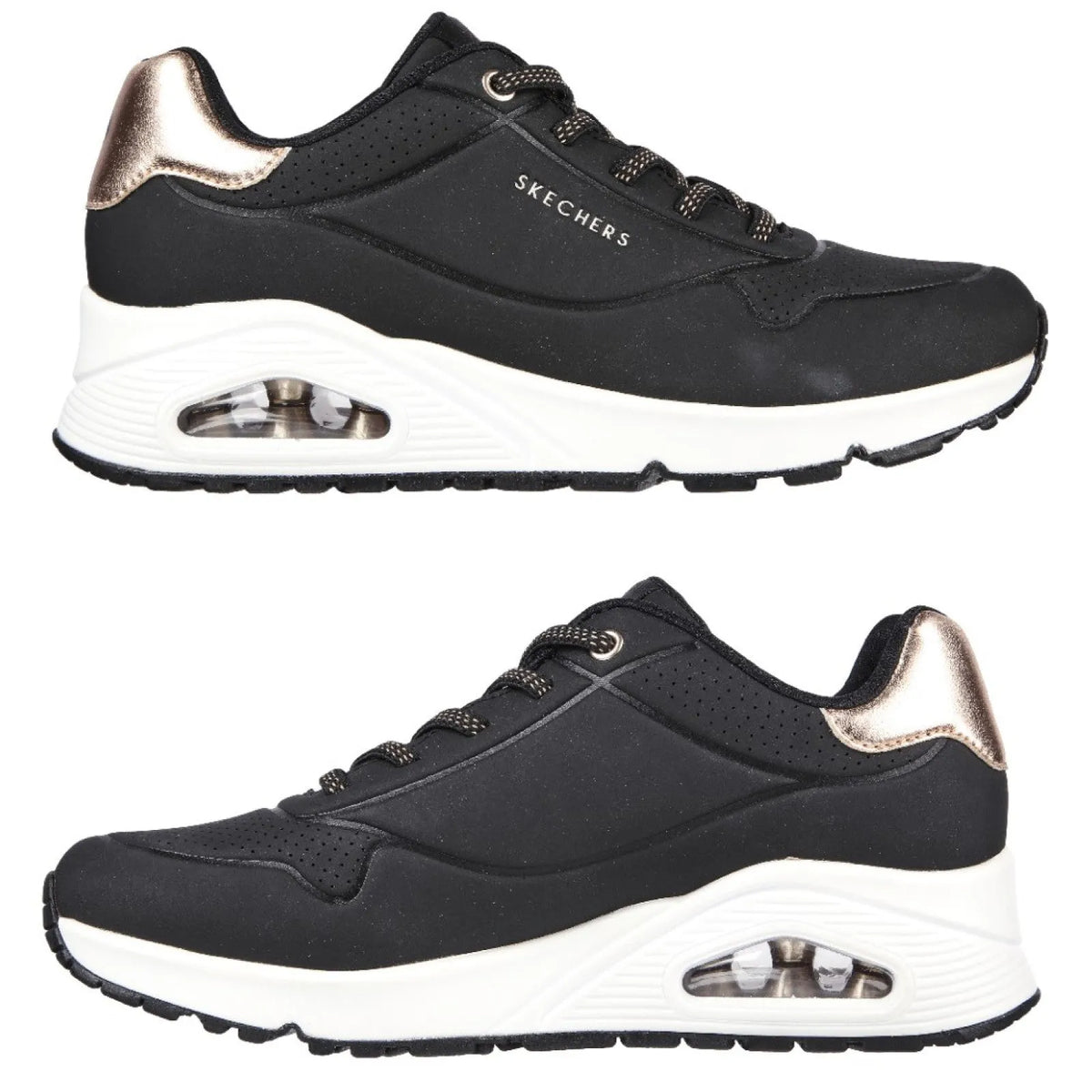 Skechers Uno - Shimmer Away 155196-BLK