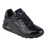 Skechers Uno-Shiny One Női Utcai Cipő - Fekete 177142-BBK