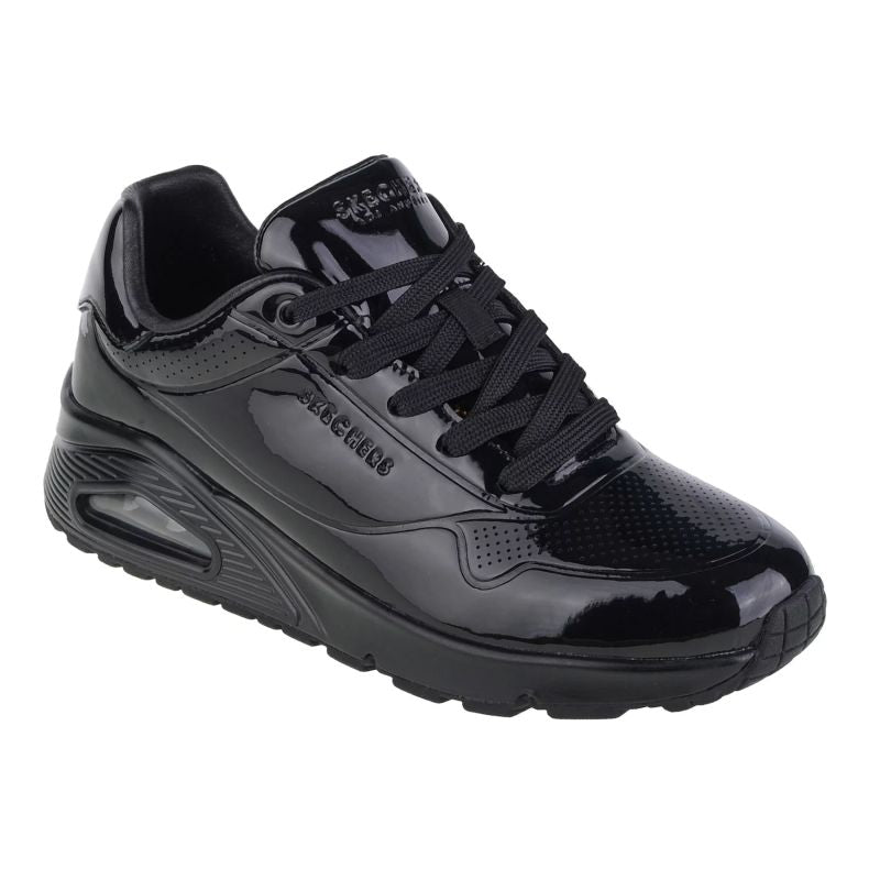 Skechers Uno-Shiny One Női Utcai Cipő - Fekete 177142-BBK