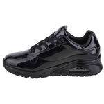 Skechers Uno-Shiny One Női Utcai Cipő - Fekete 177142-BBK