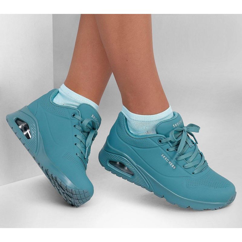 Skechers Uno Stand on Air W Shoes női 73690-TEAL