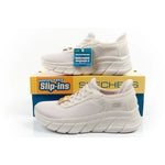 Skechers women's sports Bobs B Flex SLIP-INS ecru comfortable női utcai cipő