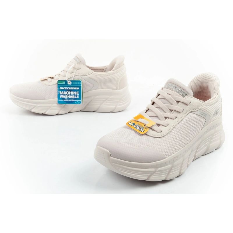 Skechers women's sports Bobs B Flex SLIP-INS ecru comfortable női utcai cipő