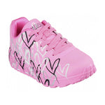 Skechers x JGoldcrown Uno Lite shoes - Metallic Love Jr gyerek utcai cipő 314067L-HPMT