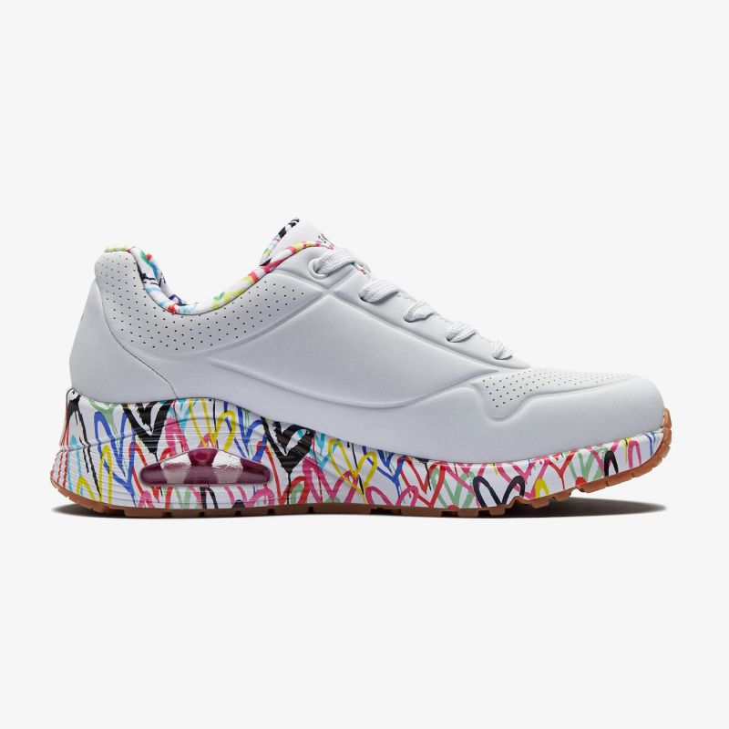 Skechers X Jgoldcrown Uno Loving Love W Utcai női 155506-WHT
