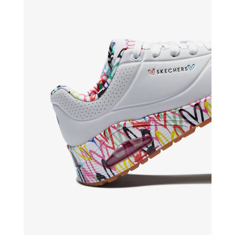 Skechers X Jgoldcrown Uno Loving Love W Utcai női 155506-WHT