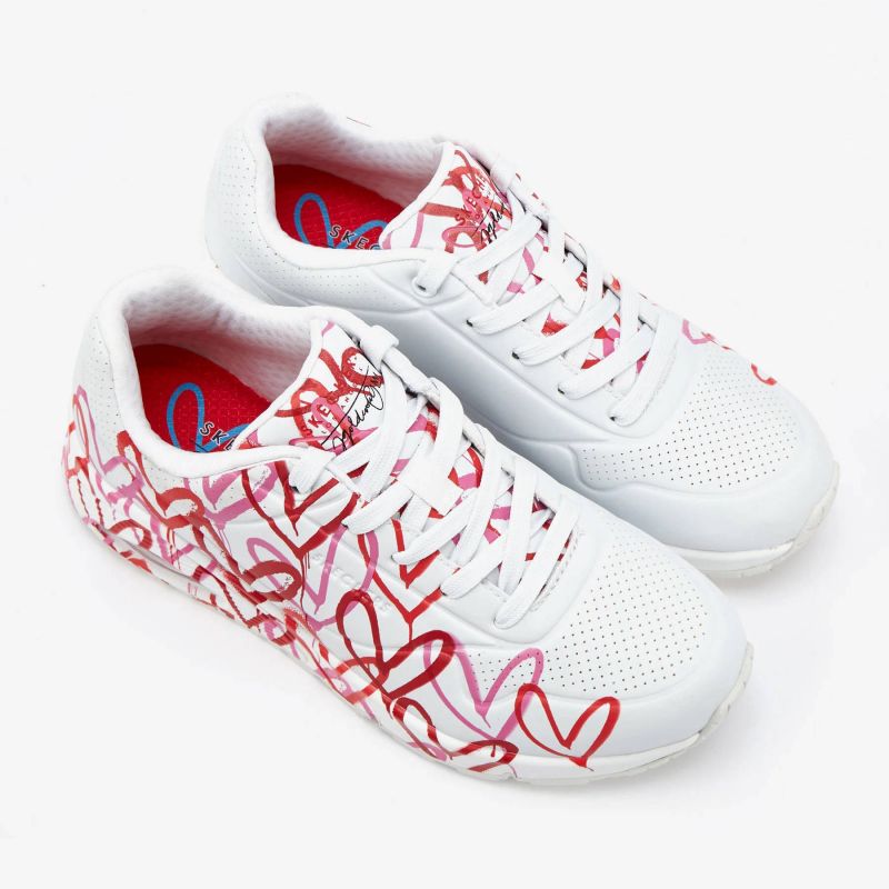 Skechers X Jgoldcrown Uno-Spread The Love W 155507-WRPK Cipő - Sportmania.hu
