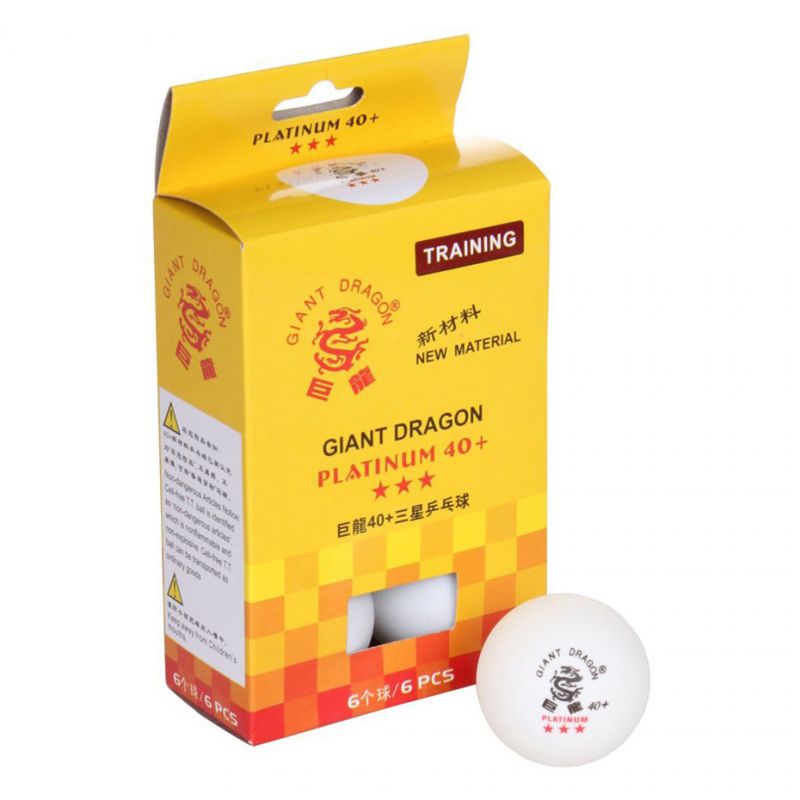 Smj Giant Dragon Platinum Star*** Pingpong Ball Set 6 pcs Labda 8333