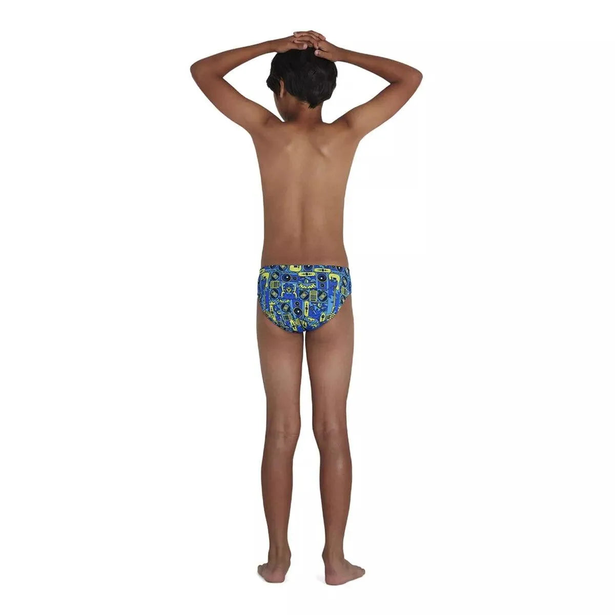 Speedo Allover Brief (UK) gyerek Fürdőruha