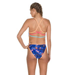 Speedo Kanji Lights Ribbonback 1 Piece(UK) női Fürdőruha