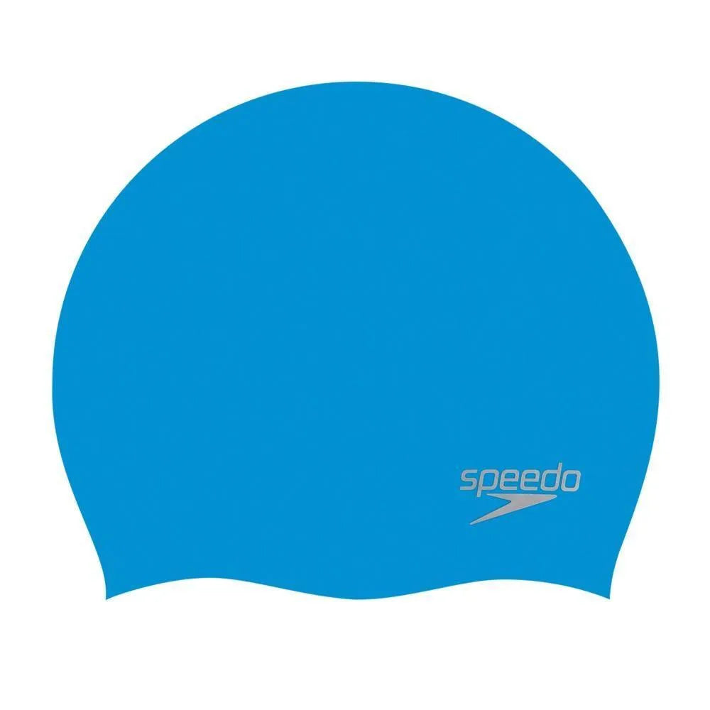 Speedo Plain Moulded Silicone CAP unisex kék Fürdőruha