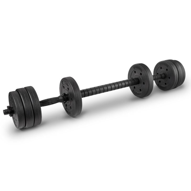 Spokey 4-in-1 Weight Set (Barbell, Dumbbells, Kettlebell, Push-Up Handles) PONDUS SET 20 kg edzőfelszerelés SPK-947380