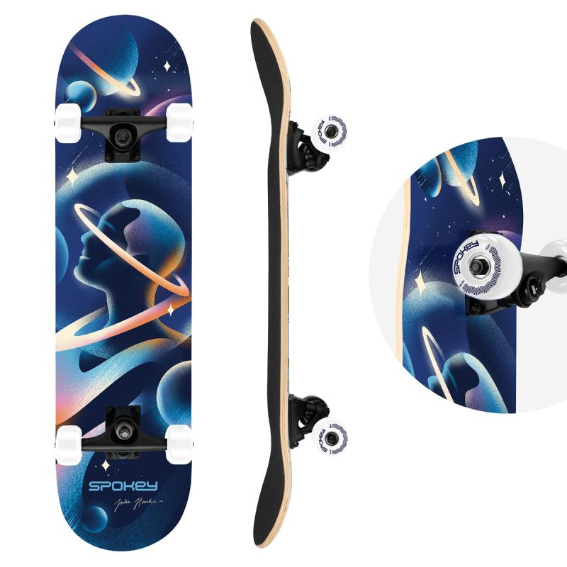 Spokey ASTRO Skateboard fekete gördeszka SPK-946565