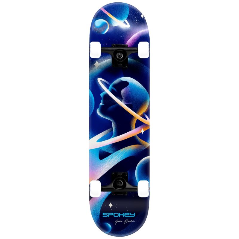 Spokey ASTRO Skateboard fekete gördeszka SPK-946565