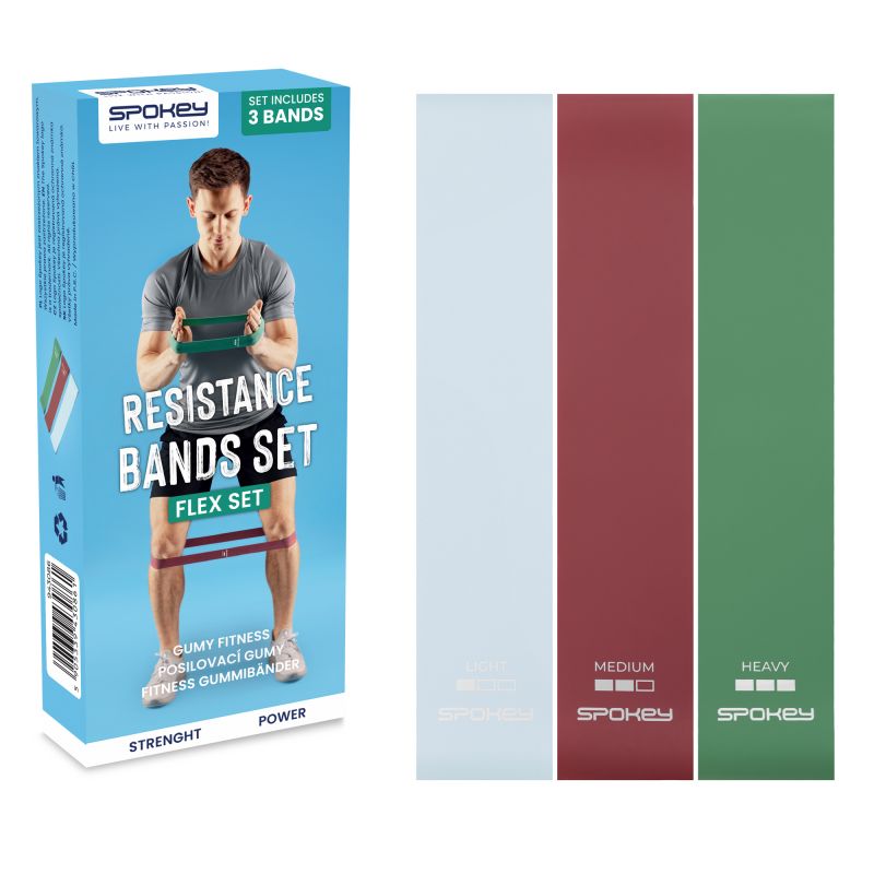 Spokey Flex Set resistance bands edzőfelszerelés