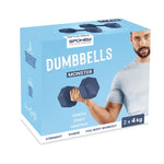 Spokey Monster dumbbells 2x 4 kg edzőfelszerelés SPK-944045