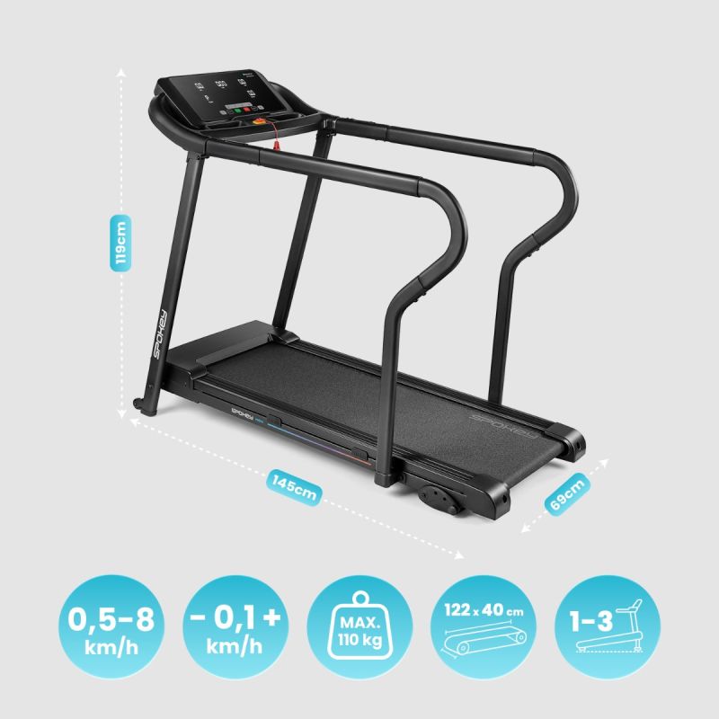 Spokey MOVI elektromos handrails futópad