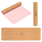 Spokey SAVASANA Cork Fitness Mat for Exercise and Yoga SPK-945939