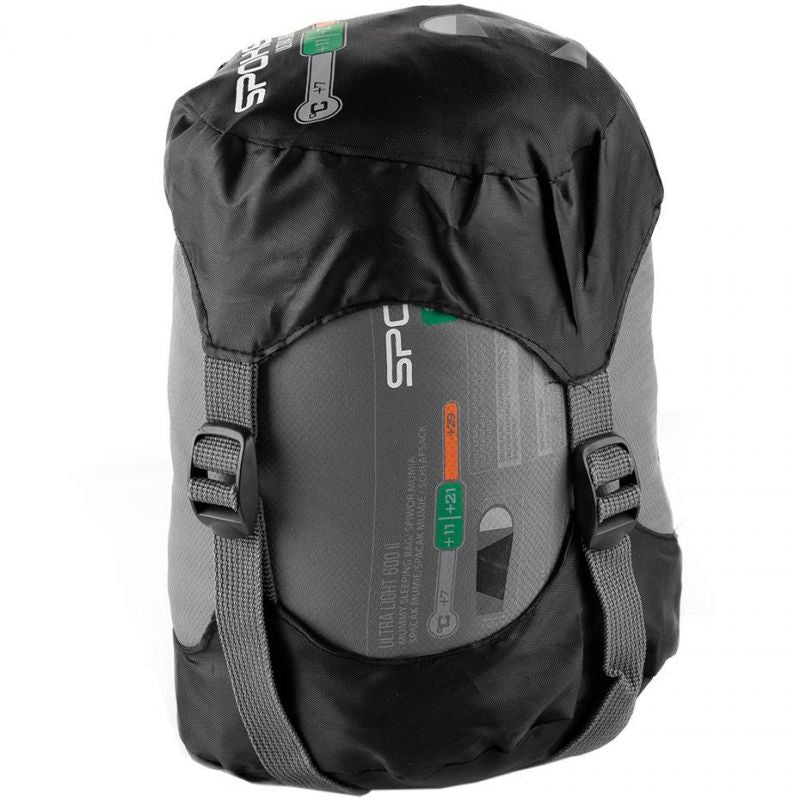Spokey Ultralight 600II Bk Gy Sleeping Bag 922251