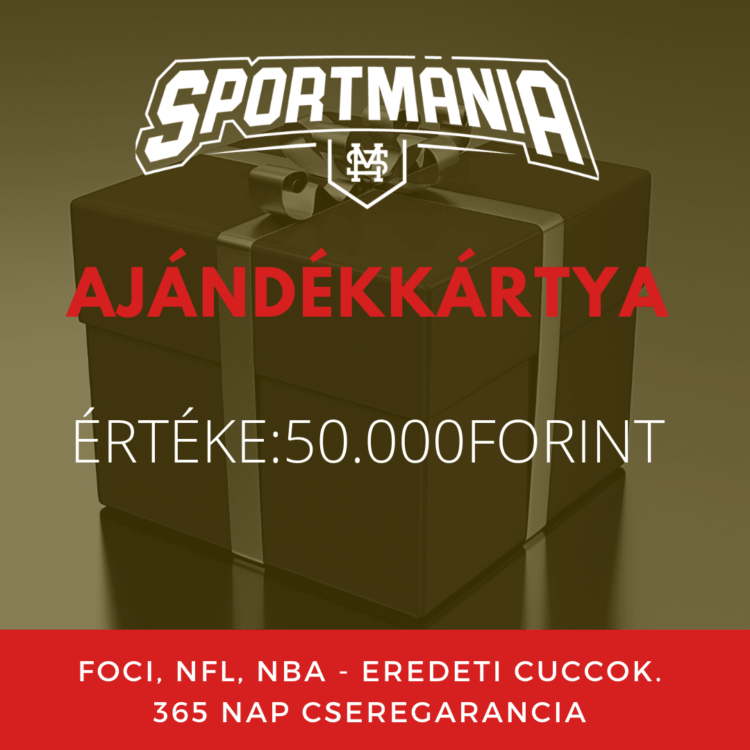Sportmánia ajándékkártya 50.000 forint - Sportmania.hu
