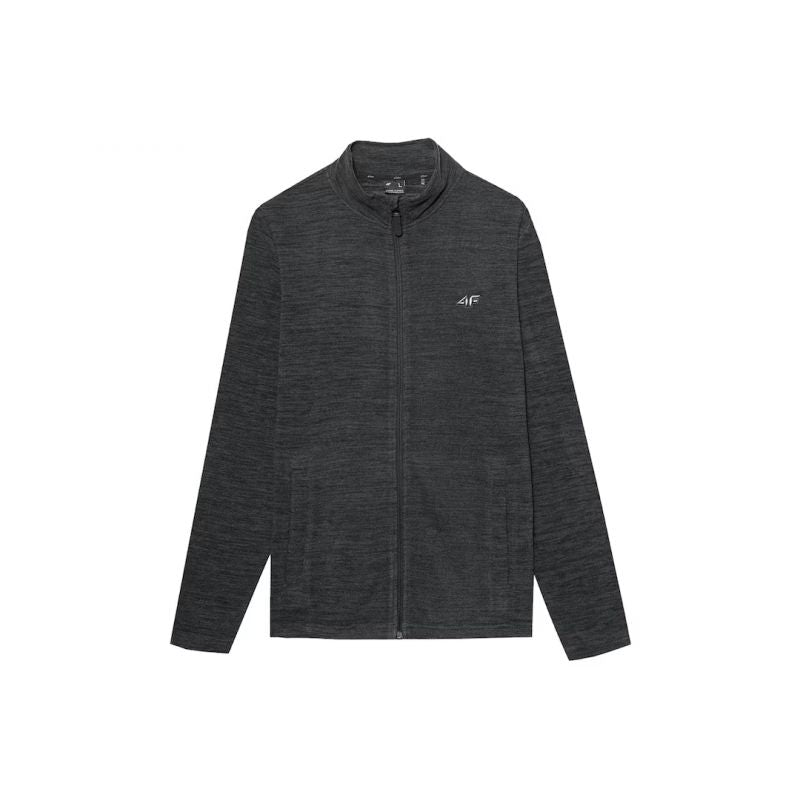 Sweatshirt 4f M 4fss23tflem052 Black Melange - Sportmania.hu