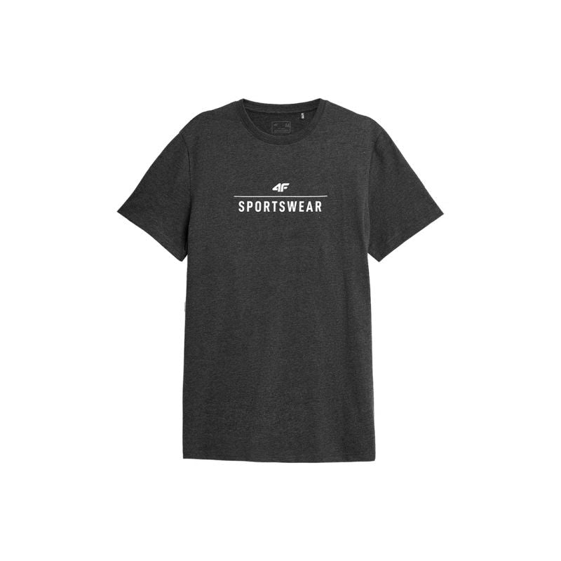 T-shirt 4f M H4l22-Tsm354 Dark Gray Melange - Sportmania.hu