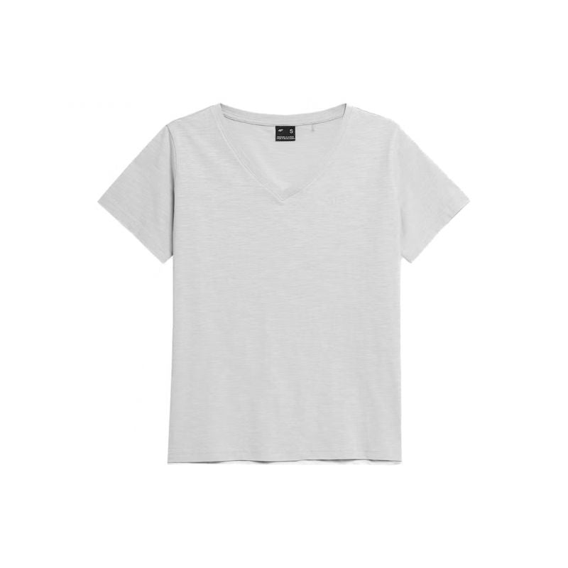 T-shirt 4f W 4fss23ttshf582 Light Gray - Sportmania.hu
