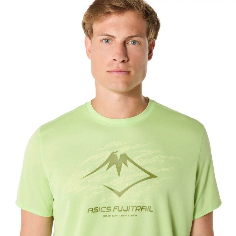 T-shirt Asics Fujitrail Logo Ss Top M 2011c981-30 - Sportmania.hu