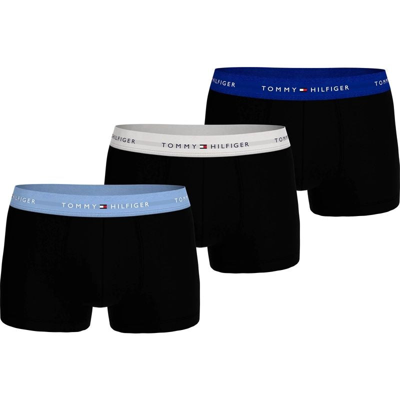 Tommy Hilfiger 3-Pack Men's Boxer Briefs Cotton Comfortable fekete férfi alsónemű