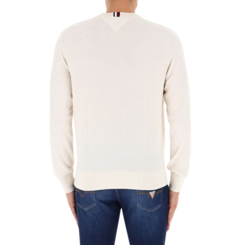 Tommy Hilfiger Basketweave M MW0MW31572 sweater Pulóver - Sportmania.hu