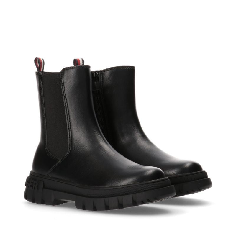 Tommy Hilfiger Bootie Black ankle boots T3A5-33058-1355999-999 Cipő
