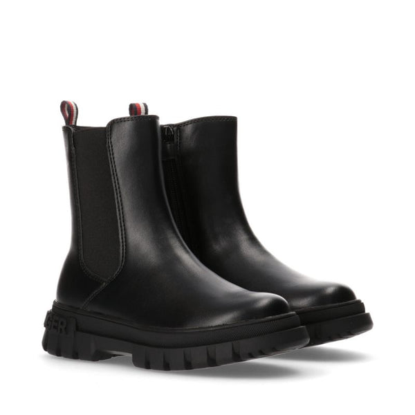 Tommy Hilfiger Bootie Black ankle boots T3A5-33058-1355999-999 Cipő