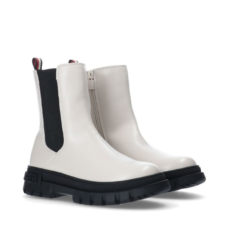 Tommy Hilfiger Bootie Ivory ankle boots Utcai női T3A5-33058-1355101-101