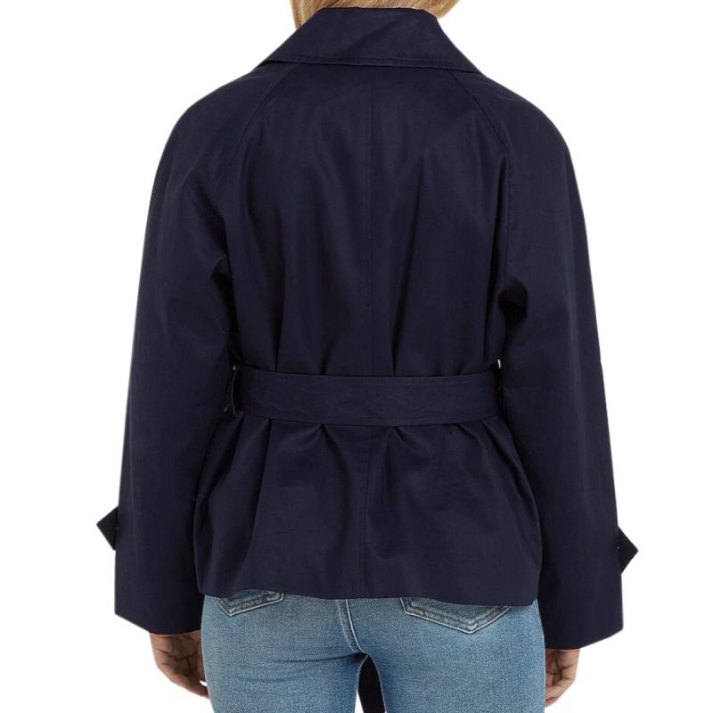 Tommy Hilfiger Cotton Trench Coat W WW0WW38430 Kabát