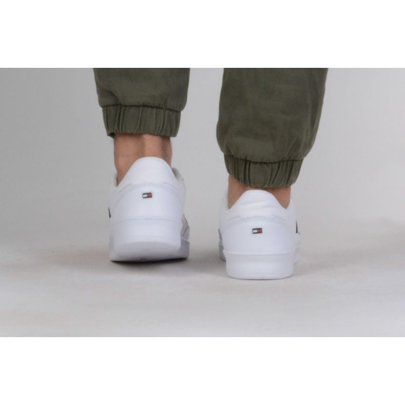 Tommy Hilfiger Court Cupsole Retro Lth Stripes M FM0FM04828YBS shoes Cipő
